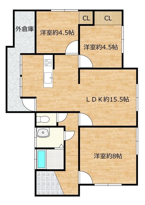 detached 熊本県熊本市中央区帯山６丁目3-37 ペアレンツ坂本 2-A