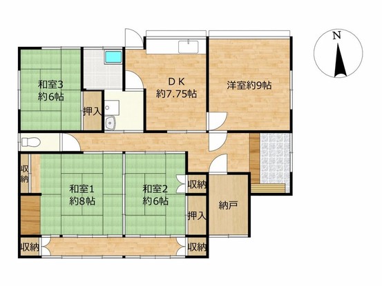 detached 静岡県静岡市駿河区下島114 蔵敷ビル2階 1号室