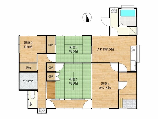 detached 大分県中津市中殿町３丁目1番地1 グリーンパレス中津壱番館 1階 102号