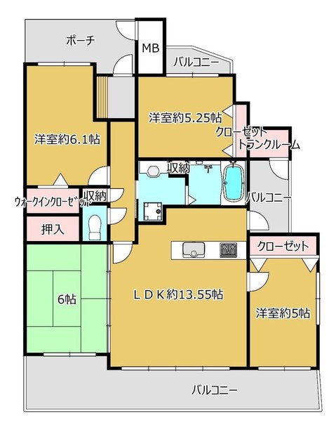 apartment 島根県益田市高津町8丁目6番25号 Tazetta（タゼッタ） 1階