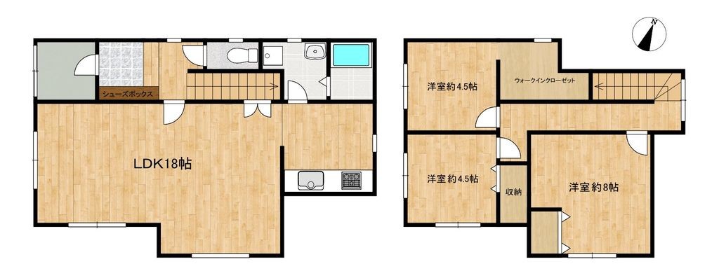detached 北海道苫小牧市緑町１丁目22番2号 緑町事務所・店舗（向かって左側）