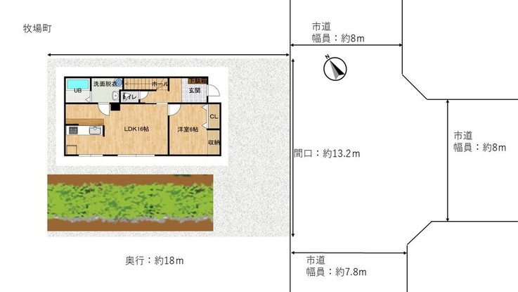 detached 北海道札幌市白石区北郷一条１丁目5番13号
