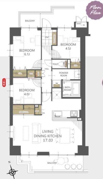 apartment 群馬県高崎市檜物町
地図を見る