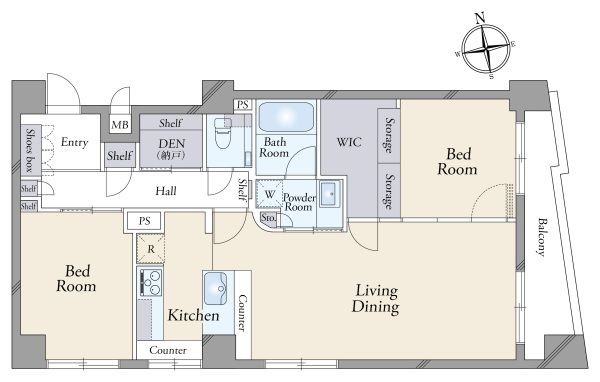 apartment 千葉県船橋市本町１丁目27-15 GRANODE船橋3階