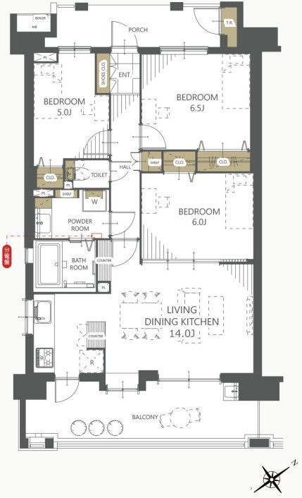 apartment 千葉県習志野市東習志野５丁目19-17 宮澤マンションC号室