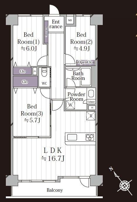 apartment 千葉県習志野市東習志野５丁目19-17 宮澤マンションC号室