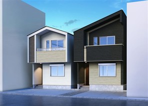 オープンスタイル岩塚町ストリートの外観