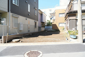 川崎市幸区下平間の宅地の外観