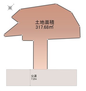 江戸川区松島の宅地の外観