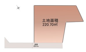 名古屋市昭和区八事本町の宅地の外観
