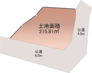 福岡市南区若久の宅地の外観