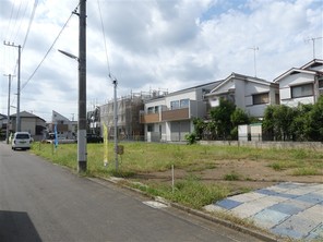 調布市八雲台の宅地の外観