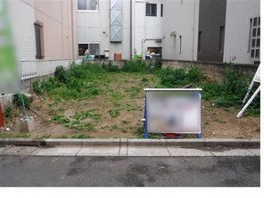 足立区竹の塚の宅地の外観