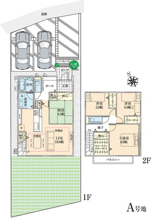 【ダイワハウス】セキュレア長泉納米里II (分譲住宅)の外観