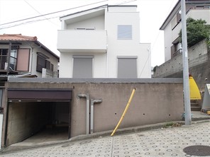 横浜市港南区下永谷の家の外観