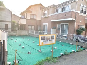 調布市緑ケ丘の宅地の外観