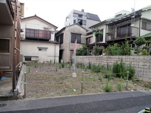 江戸川区平井の宅地の外観