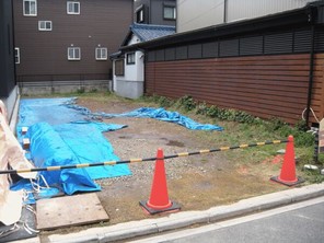 名古屋市中村区稲葉地町の宅地の外観