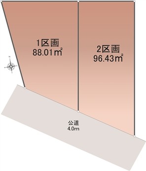 さいたま市南区別所の宅地の外観