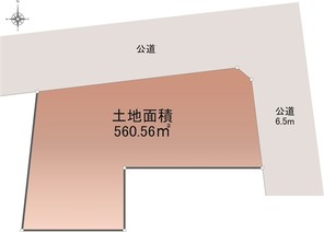 名古屋市天白区野並の宅地の外観