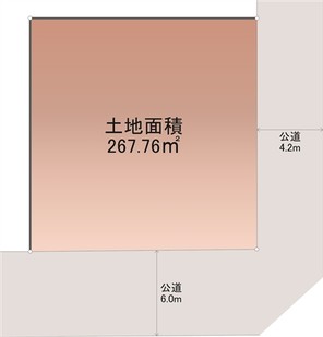 名古屋市千種区今池の宅地の外観