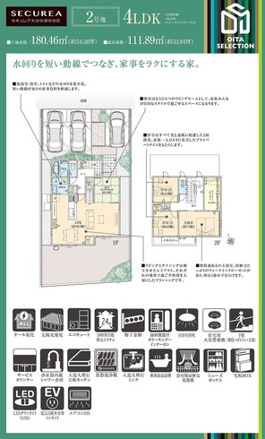 【ダイワハウス】セキュレア大分中津中央町 (分譲住宅)の外観