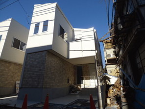 北区十条仲原の家の外観