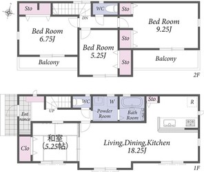 リーブルガーデン北区東大成町の外観