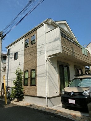 調布市多摩川 中古一戸建ての外観