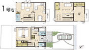 【ダイワハウス】セキュレア諏訪川原 (分譲住宅)の間取り図