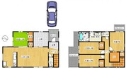 ラピュタ東山◆4号地◆新築戸建の間取り図