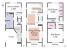 エストゥーレ大師本町~新築戸建~の間取り図
