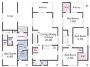 中村区元中村町【ミラスモシリーズ】新築全1棟の間取り図