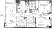 キングマンションアンティオーネ御幣島イーストヴェールの間取り図