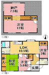 兵庫県神戸市垂水区青山台1丁目の間取り図
