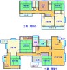 長生郡一宮町一宮 中古戸建の間取り図