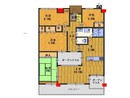 朝日プラザCITYサザンコースト B棟の間取り図