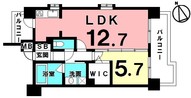 Lala place resort 那覇新都心の間取り図