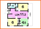 オアシス泡瀬シーサイドビューの間取り図