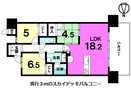 プレミスト豊崎の間取り図