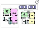 八幡新町3丁目 中古戸建の間取り図