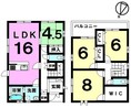 中古戸建 宮津 全2区画の間取り図
