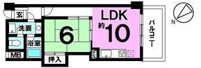 メイツ内海千鳥ヶ浜の間取り図