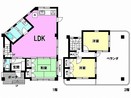中古戸建 北谷字砂辺の間取り図