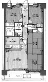 ペルル和白の間取り図