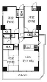 ベルデフラッツ守口SOUTHの間取り図