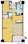 モントーレラコルタユニバ通りの間取り図