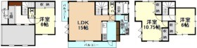 東2丁目 中古戸建の間取り図