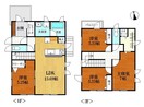 大岡築浅4LDK中古住宅の間取り図
