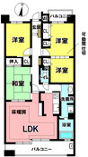 中古マンション ライオンズマンション豊山ニューシティの間取り図